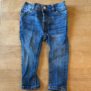 7 For All Mankind Kids Dark Blue Stretch Denim Jeans